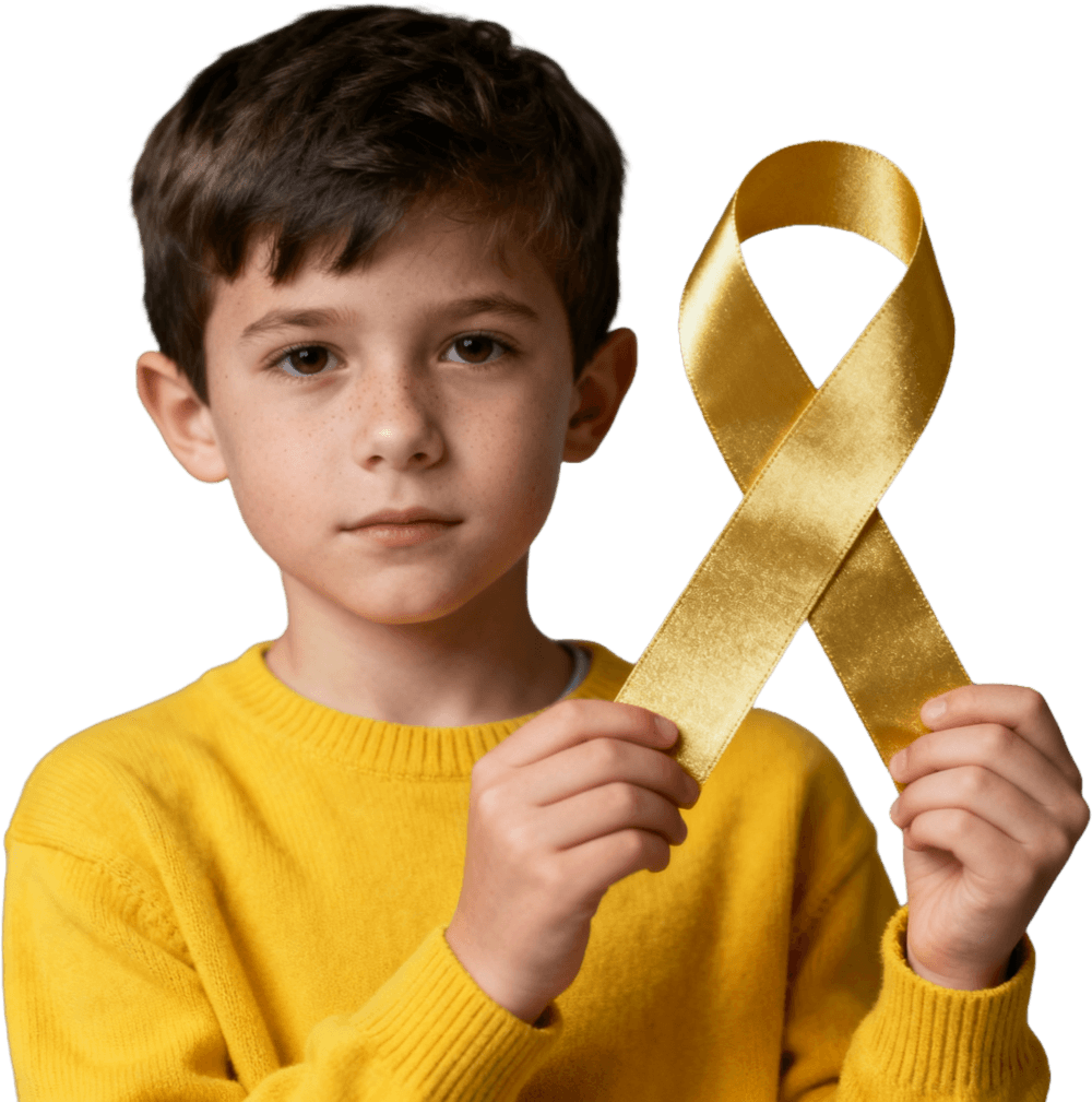 Fotografía - Niño con Liston Amarillo